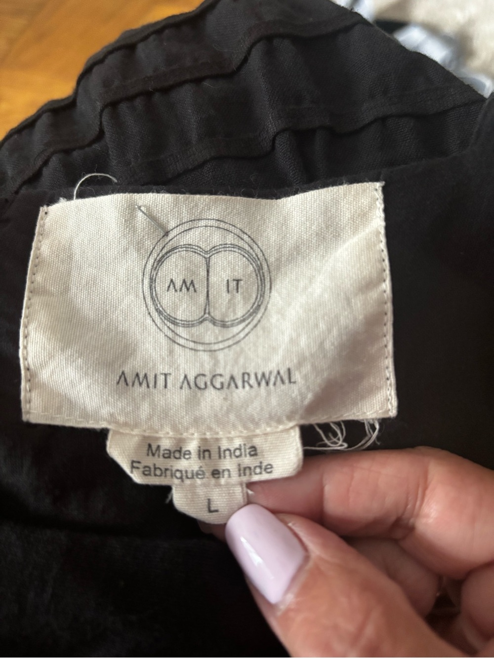 Anthropologie Amit Aggarwal Olivia Embroidered Button Back Tank Top Large - Picture 8 of 10
